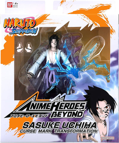 BANDAI – Anime Heroes - Naruto Shippuden - Anime Heroes Beyond Figur 17 cm - Sasuke Uchiha Cursed Ma