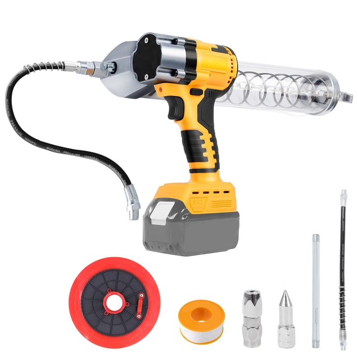 Schnurlose Fettpresse Kompatibel für Dewalt 20V MAX Akku, Bürstenlose 13000 PSI Professionelle Elekt