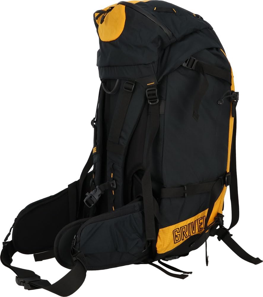 Grivel Alpine Pro 40+10 Gelb-Schwarz, Kletterrucksack und Seilsack, Grösse 40+10l - Farbe Black - Ye