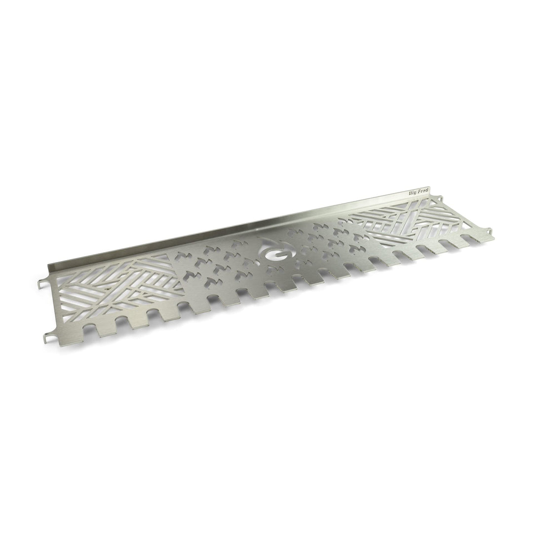 Grillrost.com Das Original Edelstahl Multistation | Warmhalterost für Burnhard Big Fred | mit Drumst