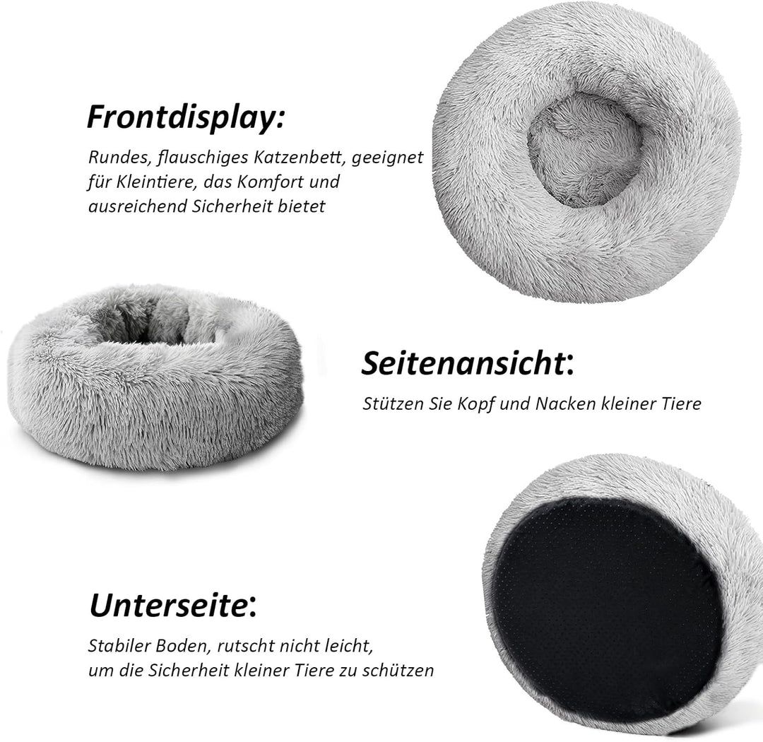 CALIYO Katzenbett Flauschig, Hundebett Kleine Hunde, Katzenkissen Hundekissen Waschbar, Trocknergeei