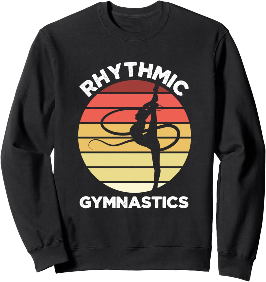 Retro Rhythmischer Turner | Vintage Artistic Gymnastics Sweatshirt