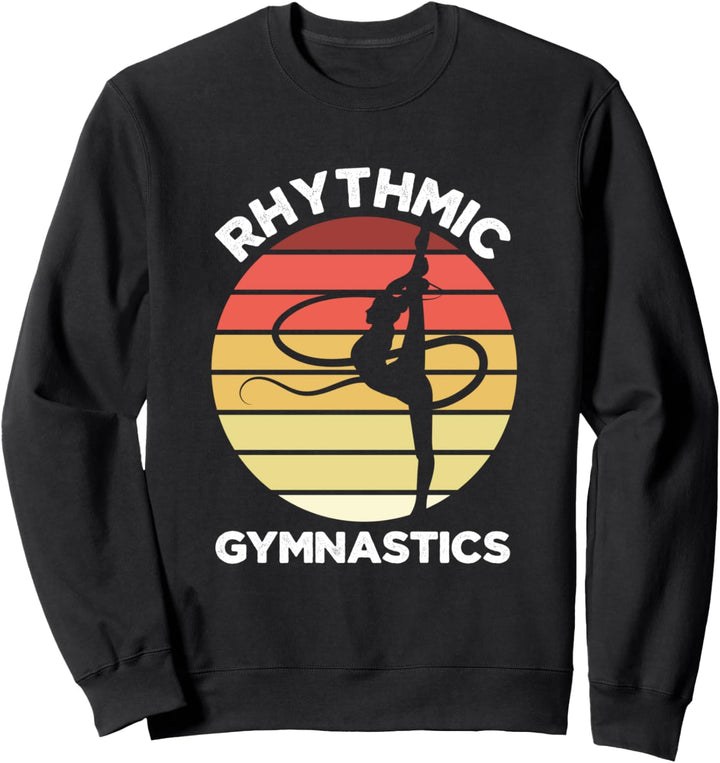 Retro Rhythmischer Turner | Vintage Artistic Gymnastics Sweatshirt
