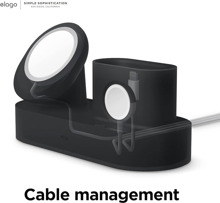 elago MS2 Ladestation Kompatibel mit MagSafe Ladegerät, Kompatibel mit iPhone 15, 14, 13, 12, Kompat