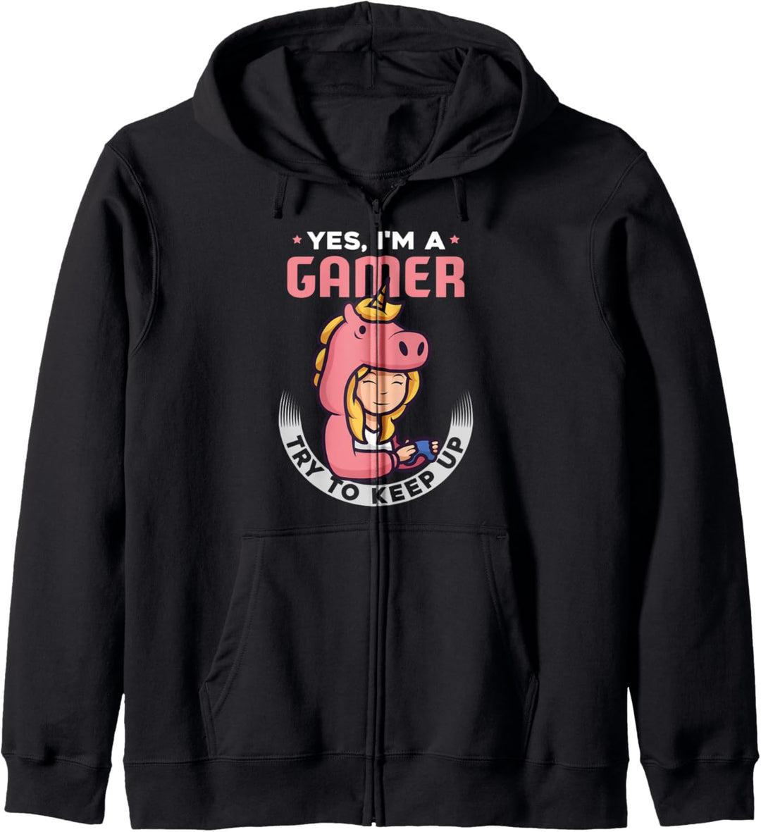 Gamer Girl Geschenk für Mädchen die Videospiele spielen Kapuzenjacke