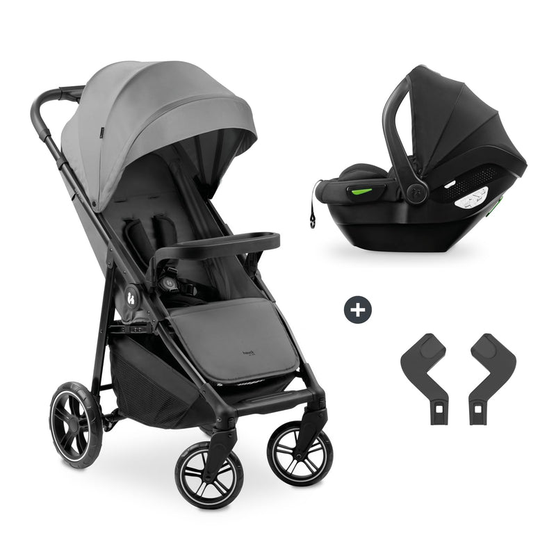 hauck 2in1 Kinderwagen Set Shop N Care Travel Set inkl. Buggy und Babyschale ab Geburt bis 22 kg, Kl