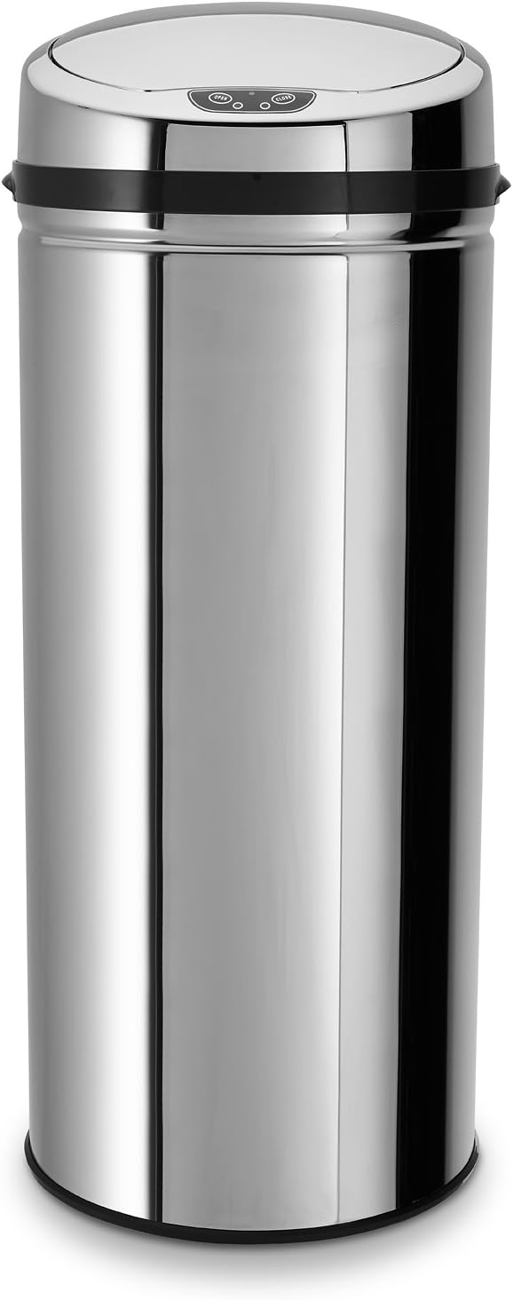 Echtwerk Abfalleimer, Mülleimer mit Sensor, Touchless Abfalleimer, elektrischer Müllbehälter, Infrar