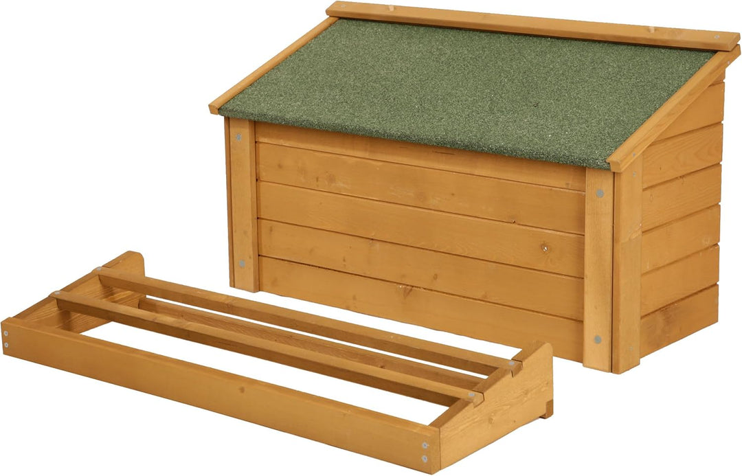 Kerbl Legenest (Masse 85x37x48 cm, Anbau und Sitzstange, Erweiterung für Hühnerstall, aus Holz, pass