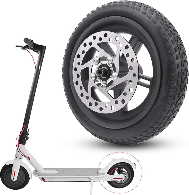 Alomejor 8,5-Zoll-Elektroroller-Hinterrad-Ersatzreifen mit 120-mm-Scheibenbremssatz für M365 Pro