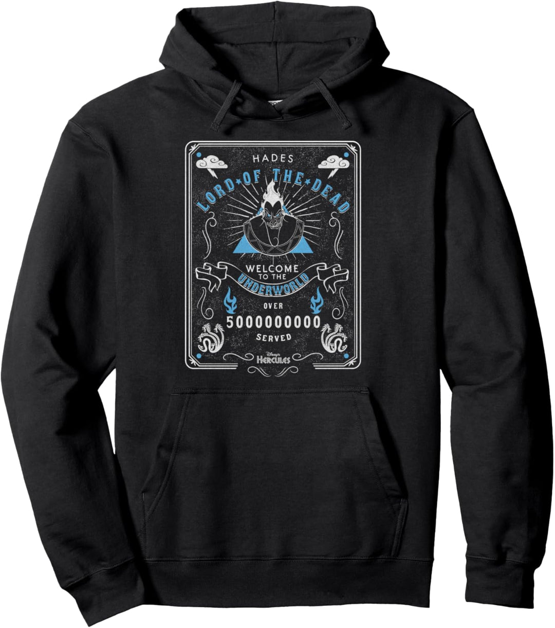 Disney Hercules Hades Lord Of The Dead Underworld Poster Pullover Hoodie