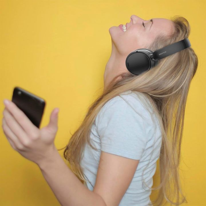 PRIXTON - Live Pro Kopfhörer - ANC-Geräuschunterdrückung - Drahtlos - Bluetooth - Mit Abdeckung aus