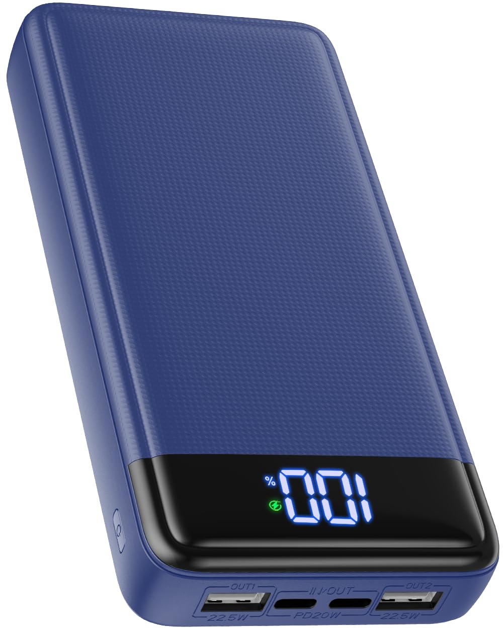 Power Bank 26800mAh, 22.5W Powerbank, Externer Handyakku Schnellladen USB C Input & Output mit LED A