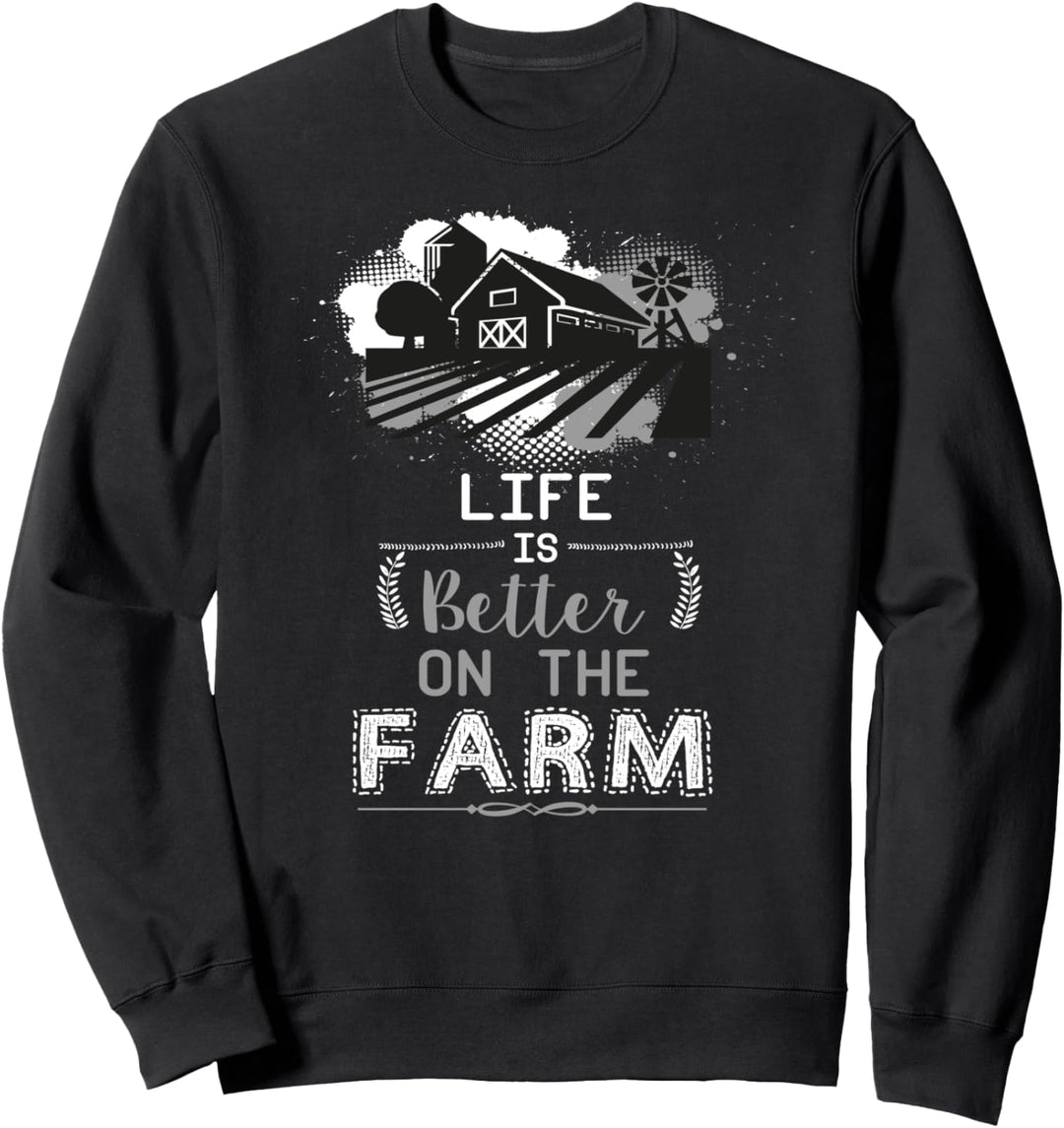 Unterstützen Sie das Leben in der lokalen Landwirtschaft auf Sweatshirt