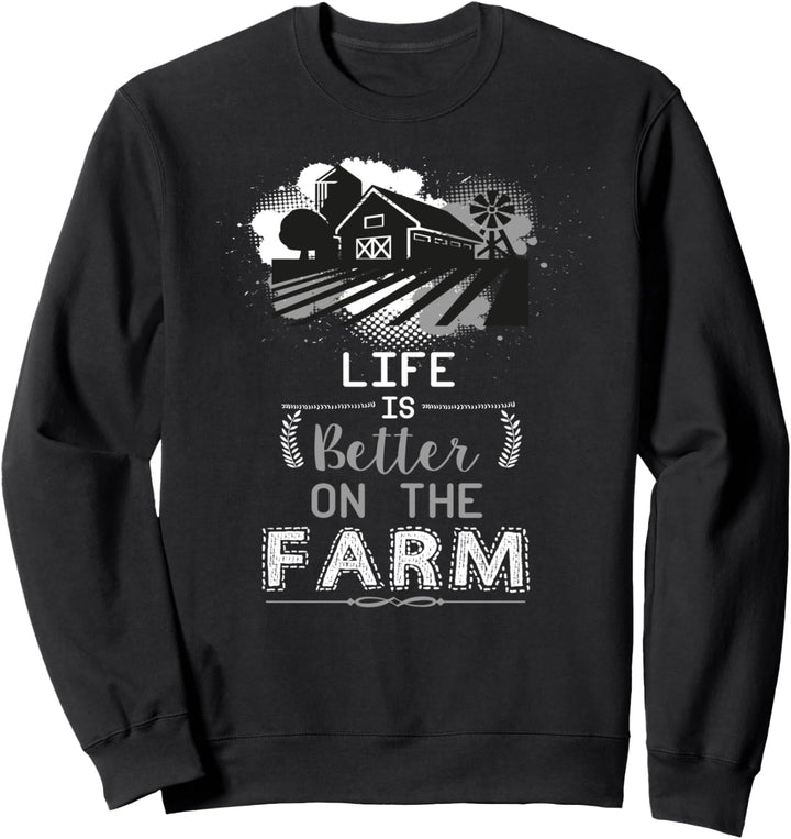 Unterstützen Sie das Leben in der lokalen Landwirtschaft auf Sweatshirt