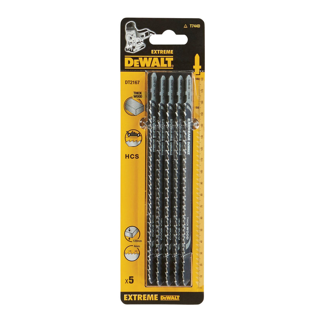 Dewalt HCS Stichsägeblatt DT2167 (180mm Gesamtlänge, 155mm Arbeitslänge, max. Schnitttiefe: 120mm, f