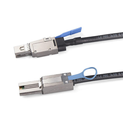 10Gtek® External Mini SAS HD SFF-8644 zu Mini SAS SFF-8088 Hybrid Kabel, 2-Meter(6.5-ft) 2m SFF-8644