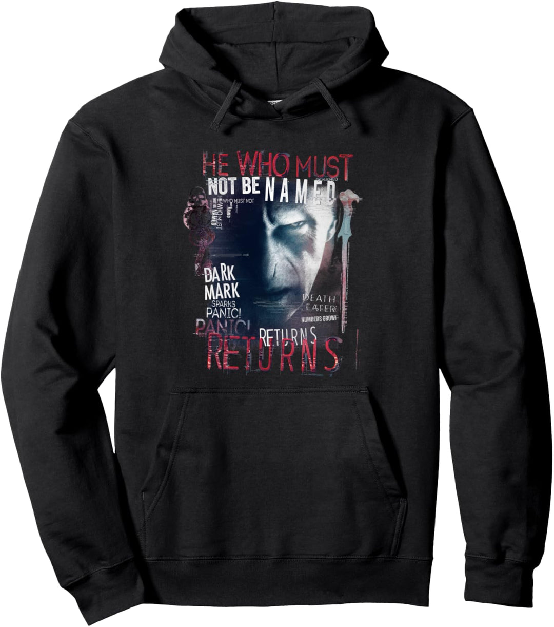 Harry Potter He Who Must Not Be Named Returns Pullover Hoodie