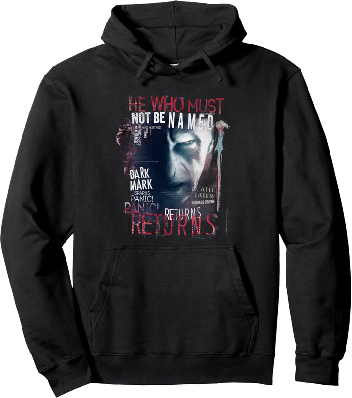 Harry Potter He Who Must Not Be Named Returns Pullover Hoodie