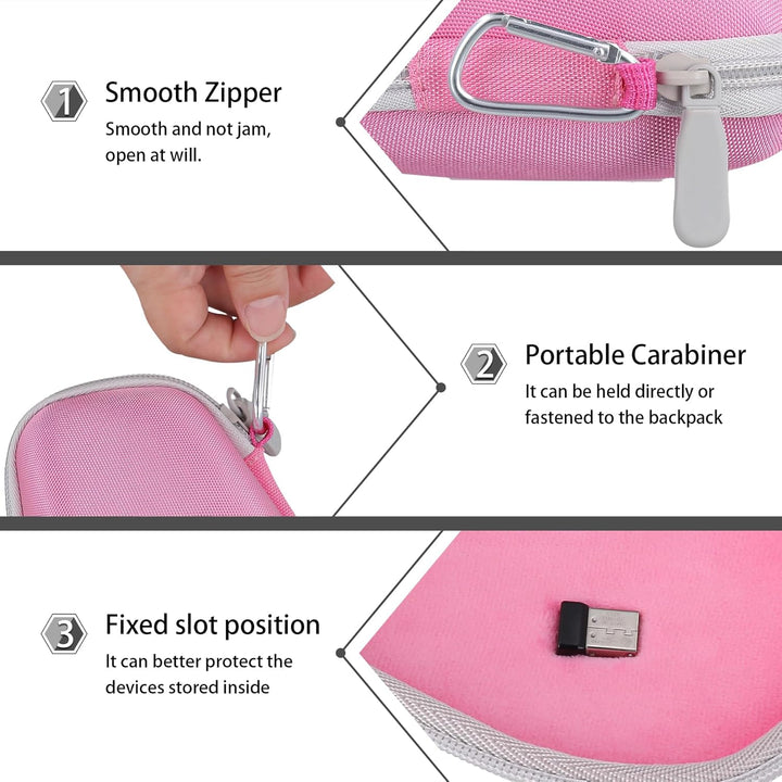 co2CREA Hart Schutz Hülle Etui Tasche für Logitech MX Master 4 /Master 3 /Master 3S Kabellose Maus,(