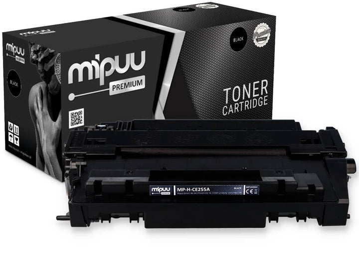 Mipuu Toner kompatibel für HP 55A CE255A Schwarz für HP Laserjet M521 M521DN M521DW P3010 P3015 P301