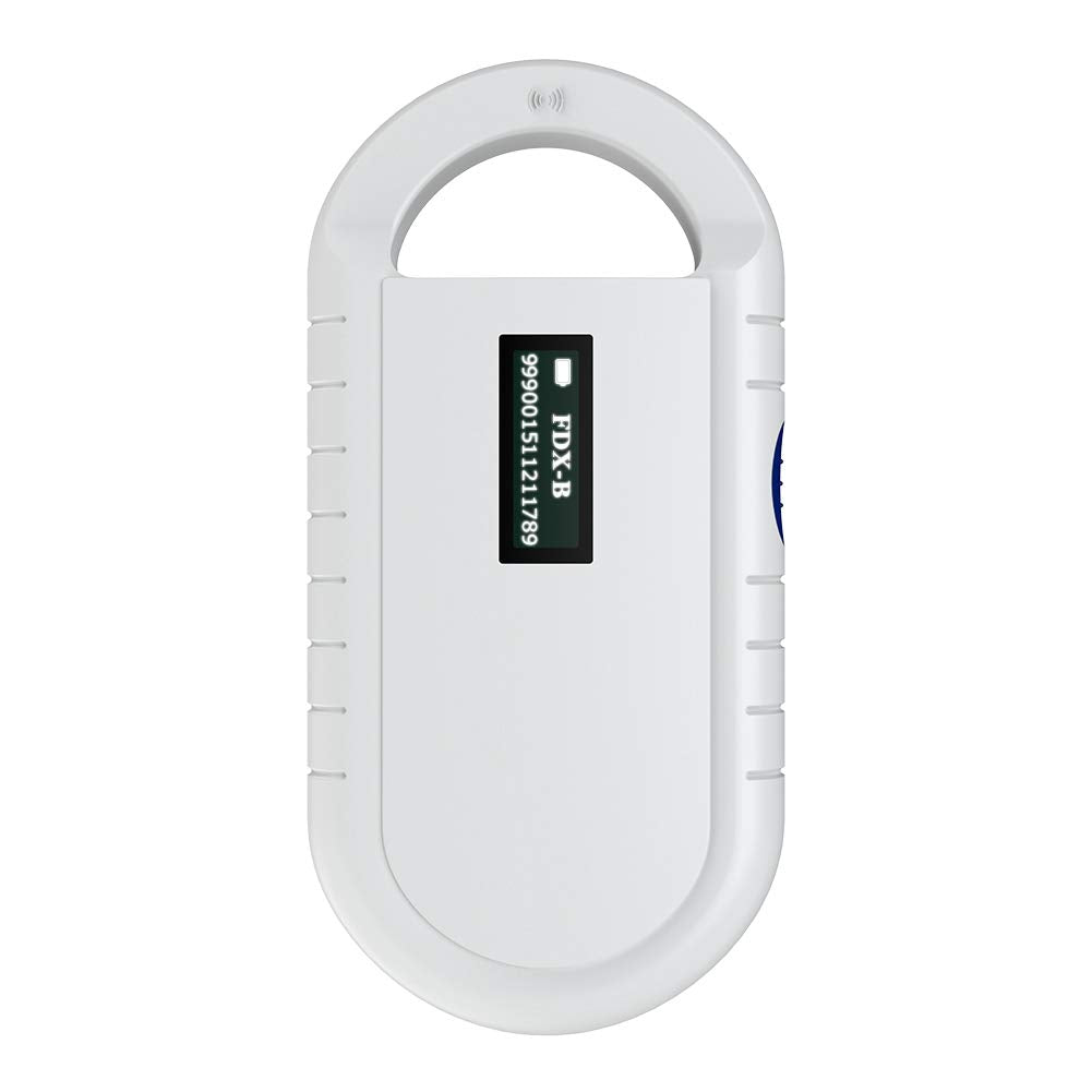Elprico Chiplesegerät für Tiere, RFID Lesegerät Haustier-Mikrochip Scanner Chip Universelles RFID-Le