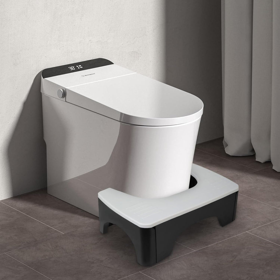 EASACE Toilettenhocker Klappbar Faltbarer HockerPhysiologischer Hocker Badezimmer Hocker für Badezim