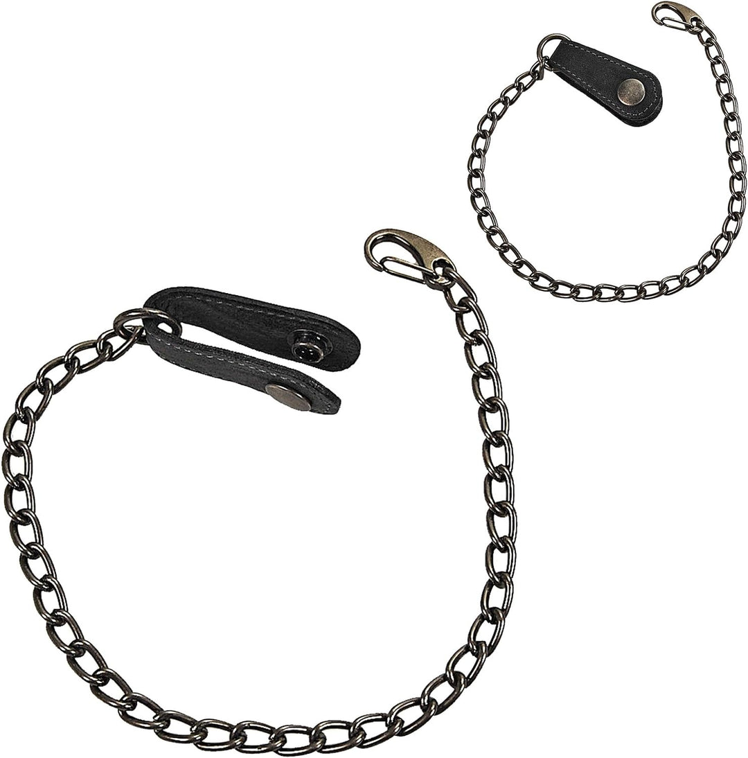 Branco Biker Geldbörse Leder mit Kette Herren Geldbeutel Kettenbörse Bikerbörse Trucker GoBago