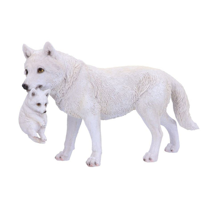 Nemesis Now Winter Bond Wolves Figur, Weiss, 30 cm