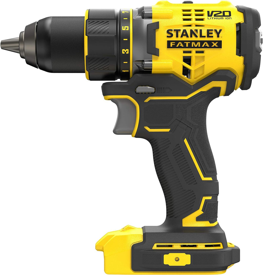 Stanley FatMax 18V 2-Gang Akku-Bohrschrauber SFMCD720B (2.0Ah, max. Drehmoment 80 Nm, bürstenloser M