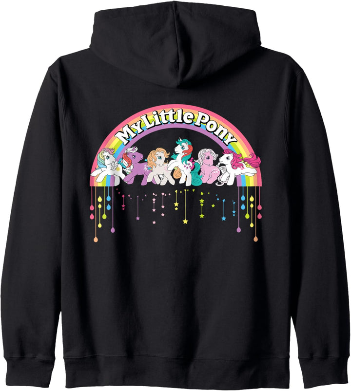 Mein kleines Pony Logo im Retrostil Kapuzenjacke