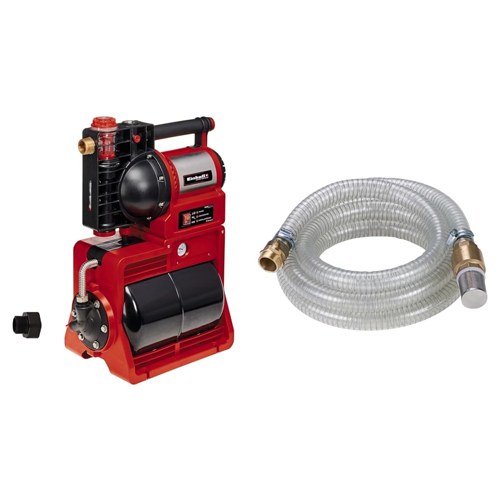 Einhell Hauswasserwerk GE-WW 1246 N FS (1.200 Watt, 4600 L/h max. Fördermenge, Flow-Sensor inkl. LED