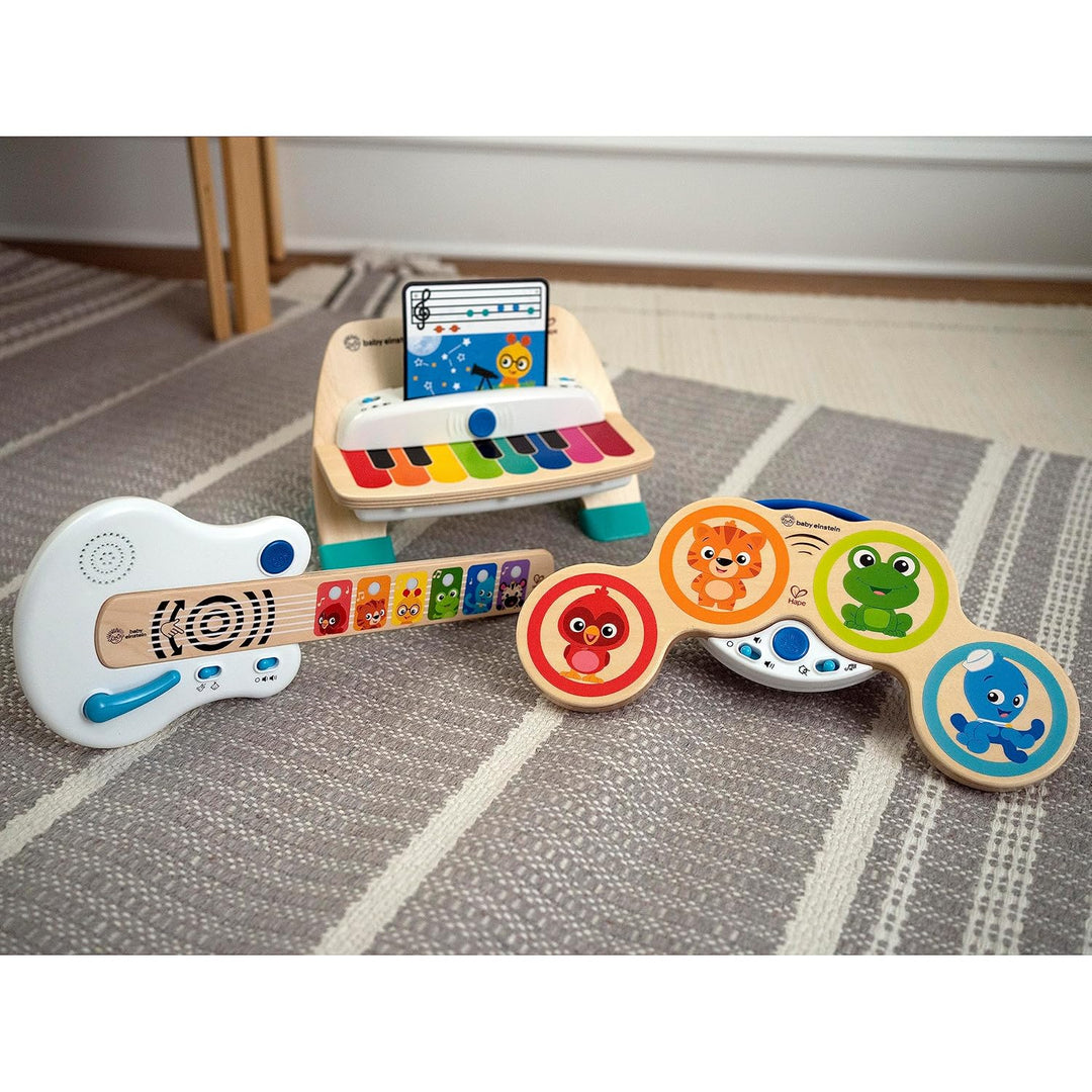 Baby Einstein Hape Magic Touch Trommel, hochwertiges Musikspielzeug aus Holz, ab 6 Monaten, Magic To