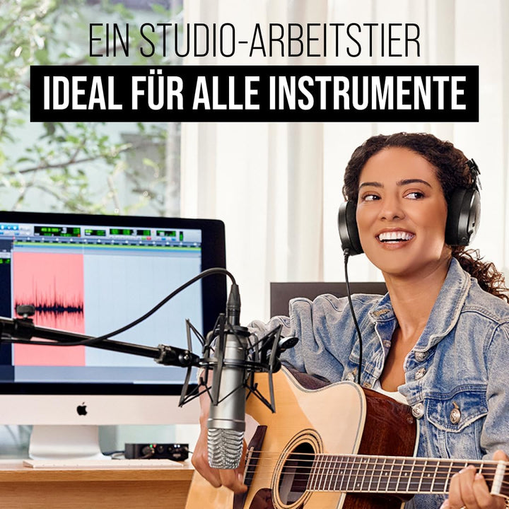 RØDE NT1-A Grossmembran-Kondensatormikrofon mit Nierencharakteristik, Mikrofonspinne, Popschutz und