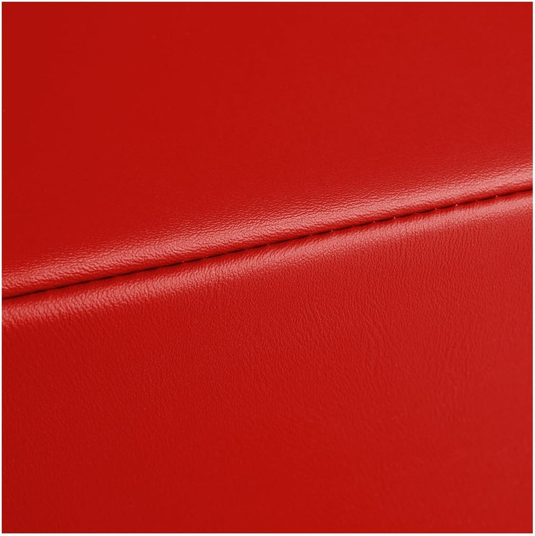 Sport-Tec Stufen-Lagerungskissen Stufenlagerungswürfel Lagerungswürfel 50x25x10 cm Rot, Rot