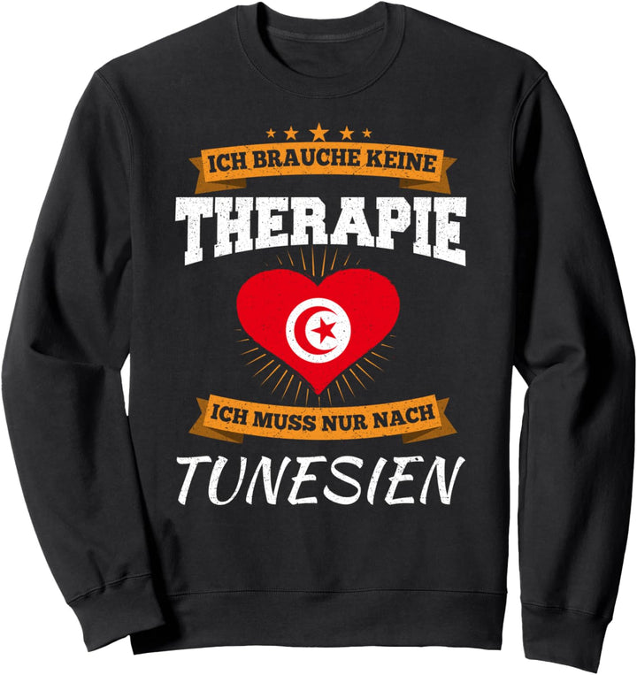 Tunesische Flagge I Tunesien Urlaub Tunesien Sweatshirt