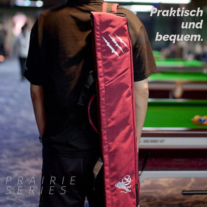 KONLLEN 3x4 4x5 Oxford Cloth Billard-Hüllen Prairie Pool Queue Case Tragetasche mit hoher Kapazität