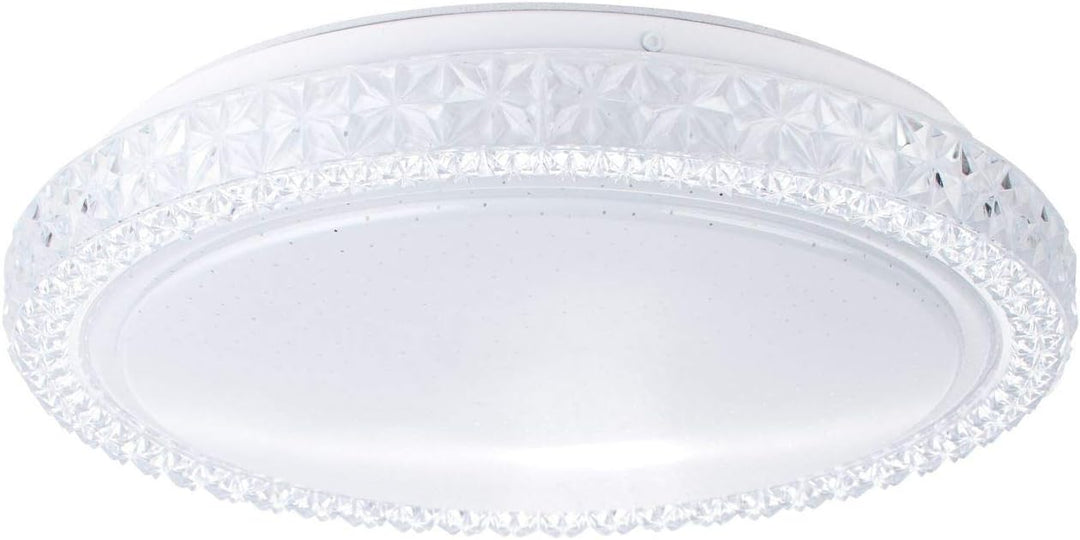 BRILLIANT Lampe Badria LED Wand- und Deckenleuchte 30cm weiss | 1x 12W LED integriert, (800lm, 3000K