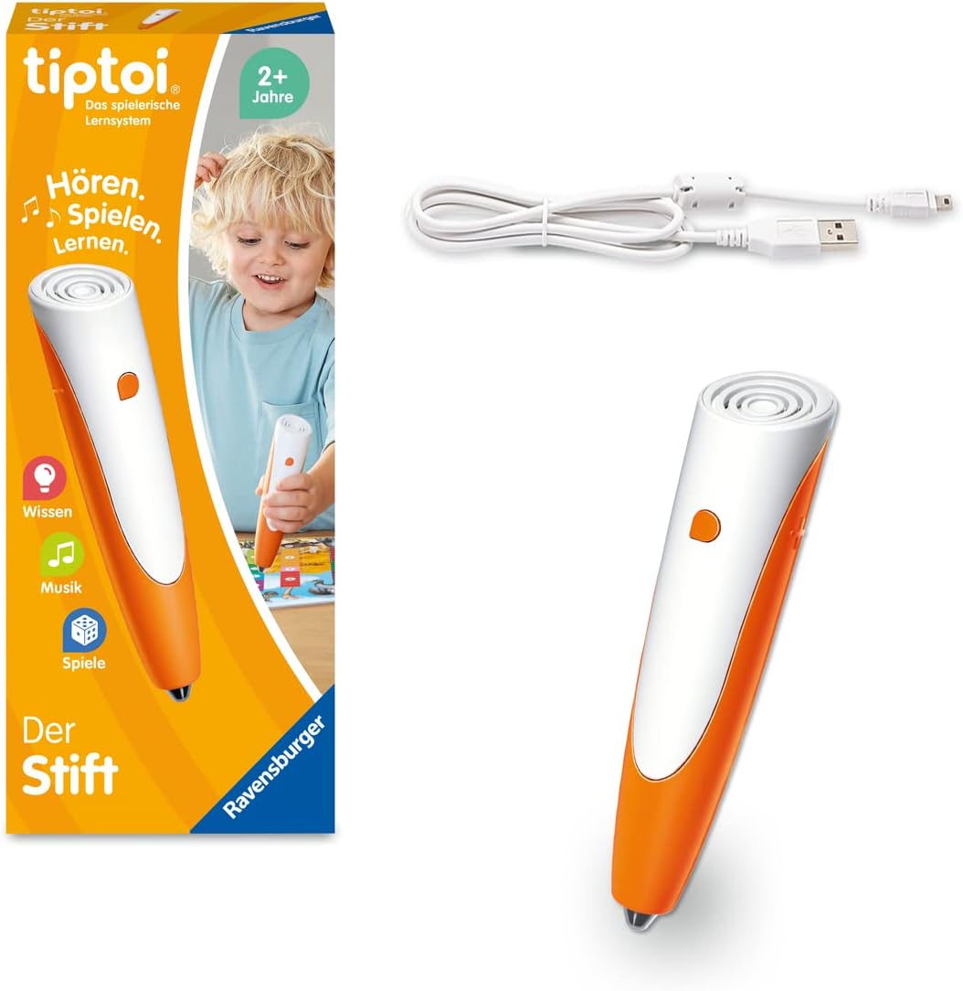 Ravensburger tiptoi® Stift 00110 - Das spielerische Lernsystem, Lernspielzeug für Kinder ab 2 Jahren