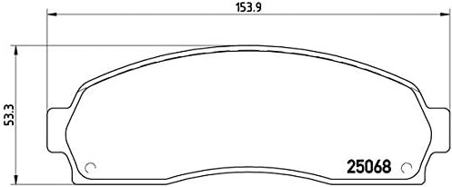 Brembo P24150 Vordere Bremsbeläge, Anzahl 4