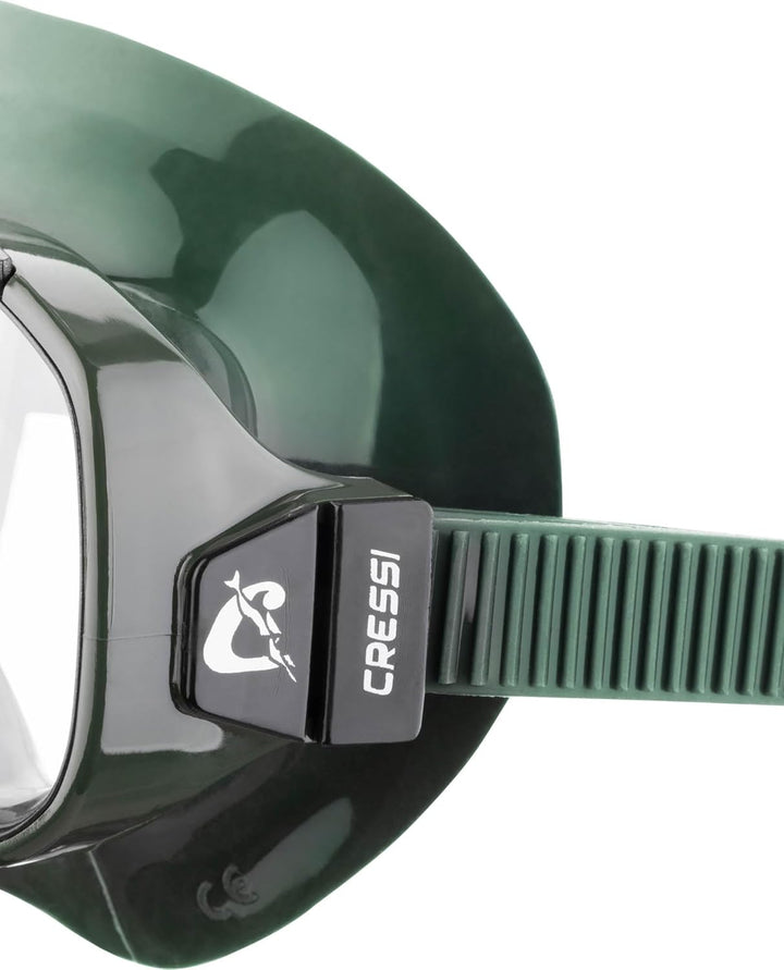 CRESSI Perla - Einzelne Maske oder Combi Set Maske + Schnorchel zum Tauchen und Schnorcheln, Einheit