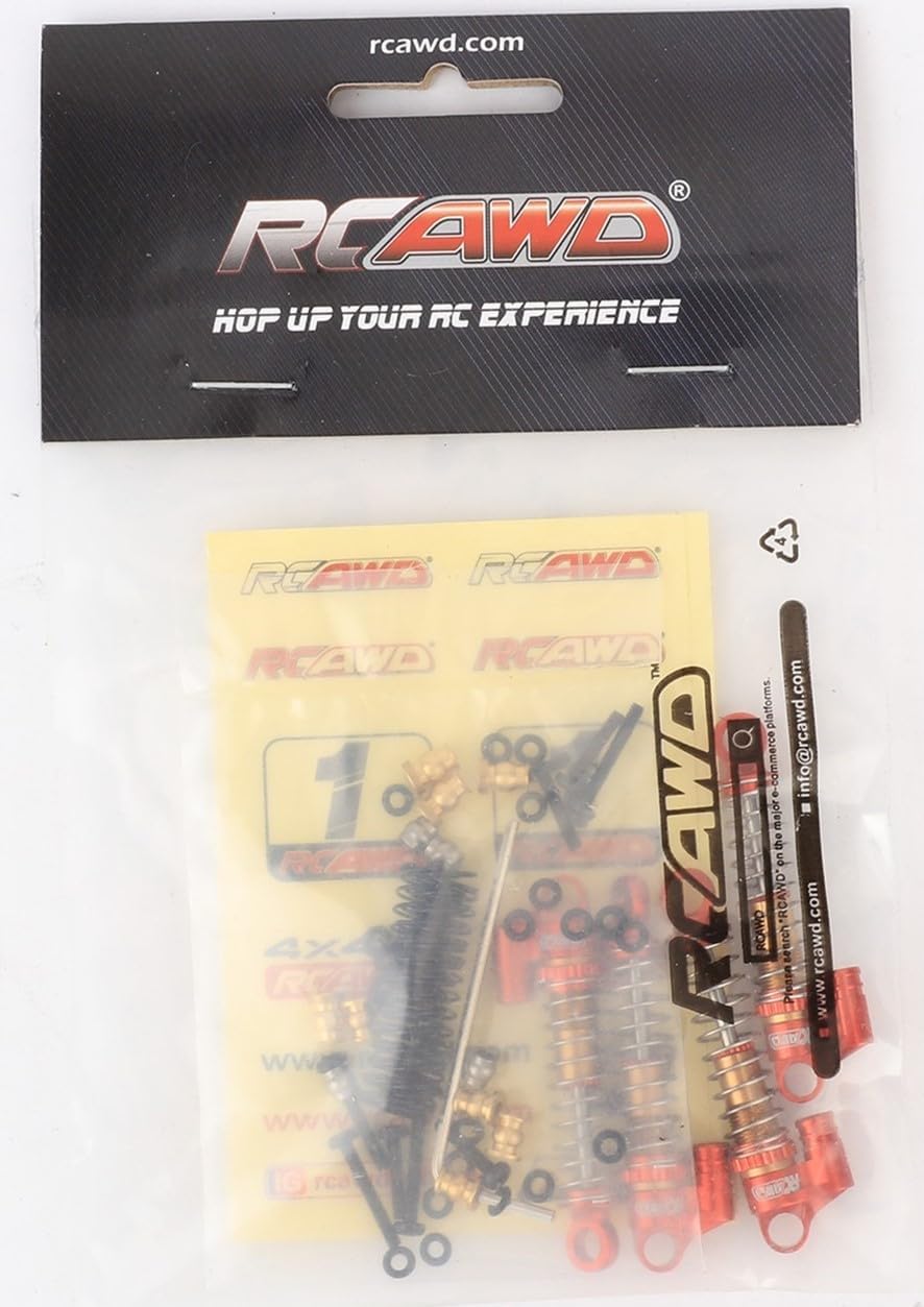 RCAWD RC Auto Stossdämpfer Für FMS FCX24 1/24 & 1/18 Stossdämpfer-Upgrades, verstellbare vordere und