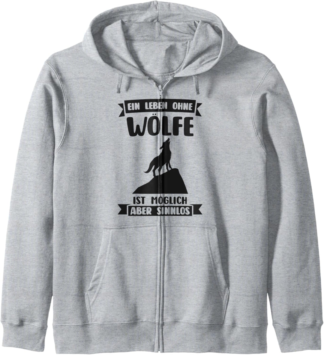 Wolf Waldtier Tier Kapuzenjacke