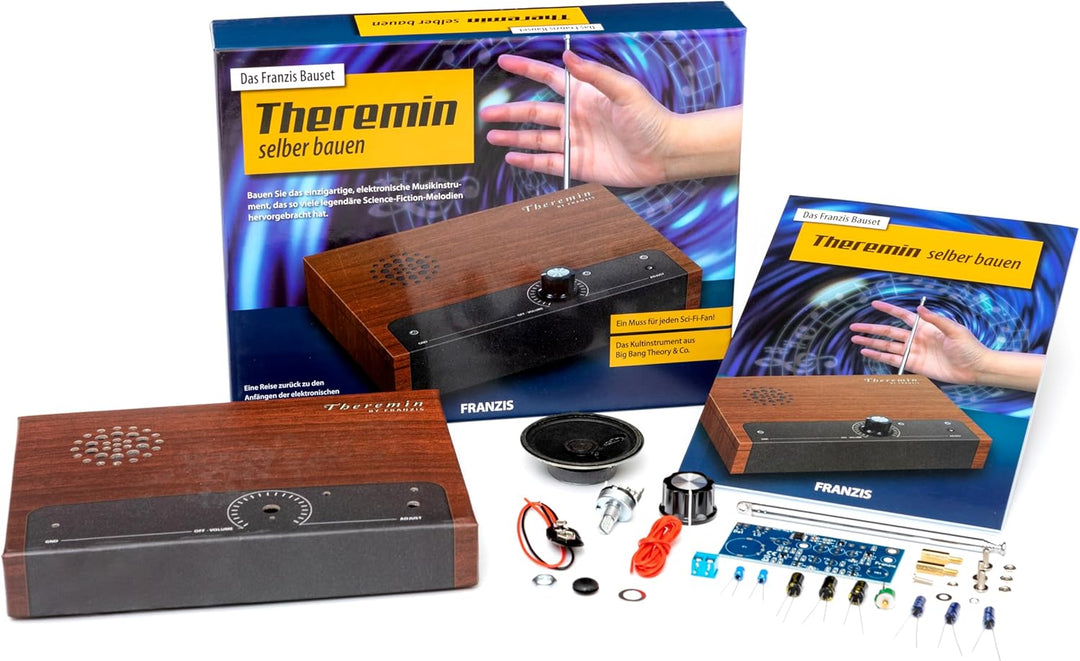 FRANZIS 65347 - Theremin selber bauen - Bausatz zum Löten, das kultige Musik-Instrument als Eigenbau