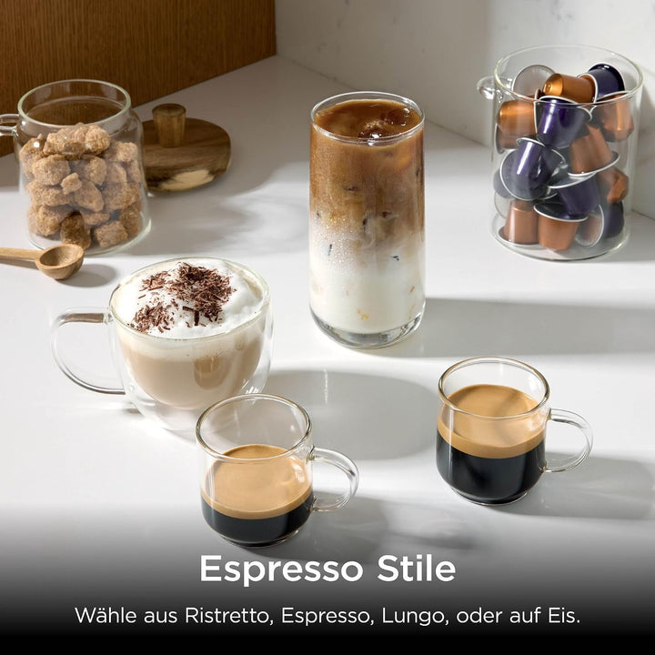 Ninja Prestige 2-in-1 Filterkaffee- und Kapselmaschine mit integriertem Milchaufschäumer, für Latte,