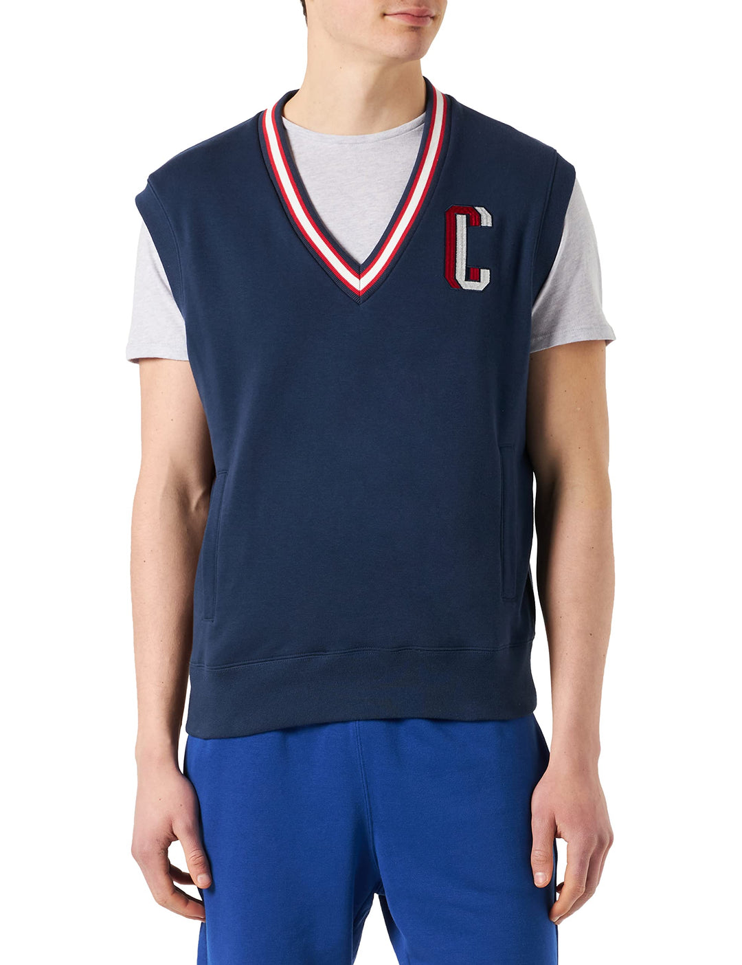 Champion Herren Pullunder S Marineblau (Nava), S Marineblau (Nava)