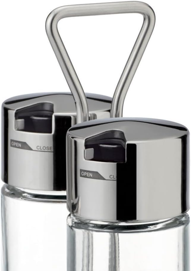 Tescoma Tischset Essig-Öl-Salz-Pfeffer-Zahnstocher, Grau, 49.5 x 26.5 x 26 cm, 49.5 x 26.5 x 26 cm