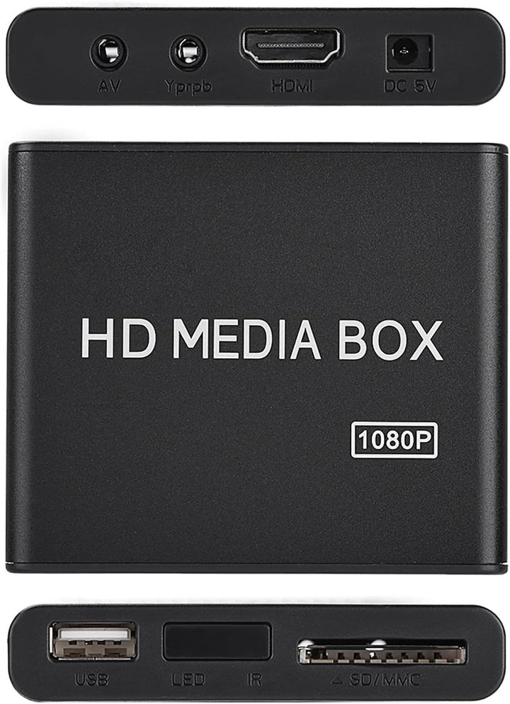 Full HD Media Player 1080P media player für tv 110-240V USB MMC RMVB MP3 AVI MK Unterstützung (EU-St