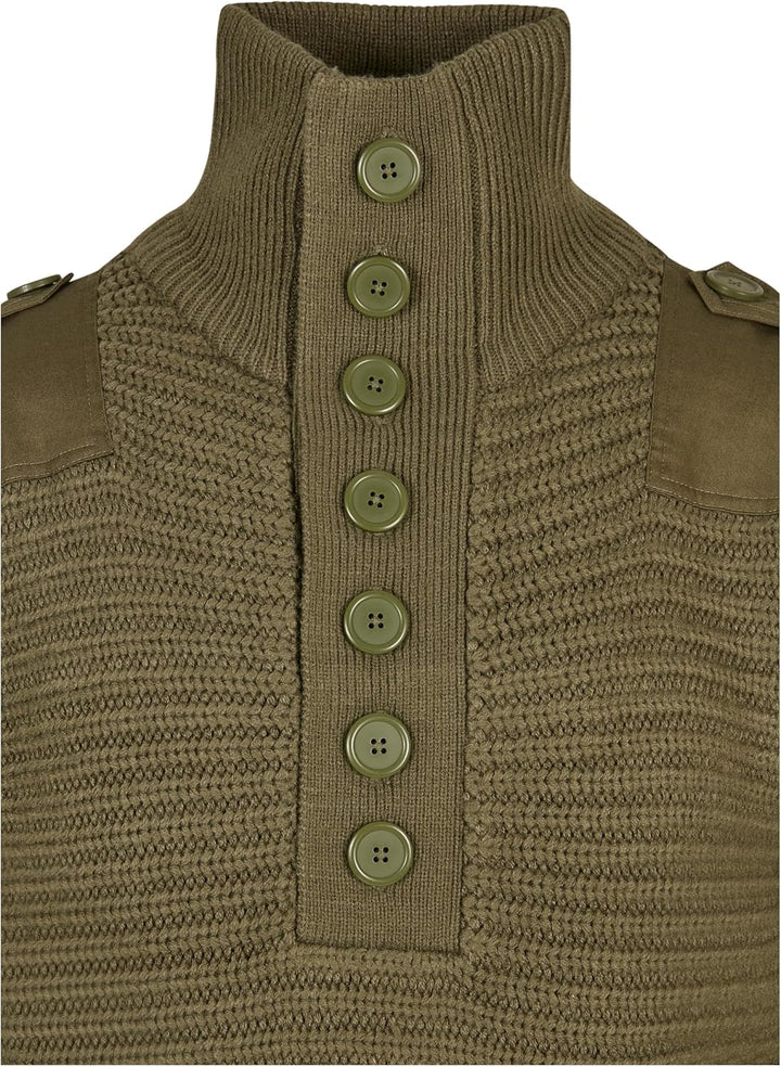 Brandit Alpine Pullover Männer Strickpullover Oliv Basics S Olive, S Olive