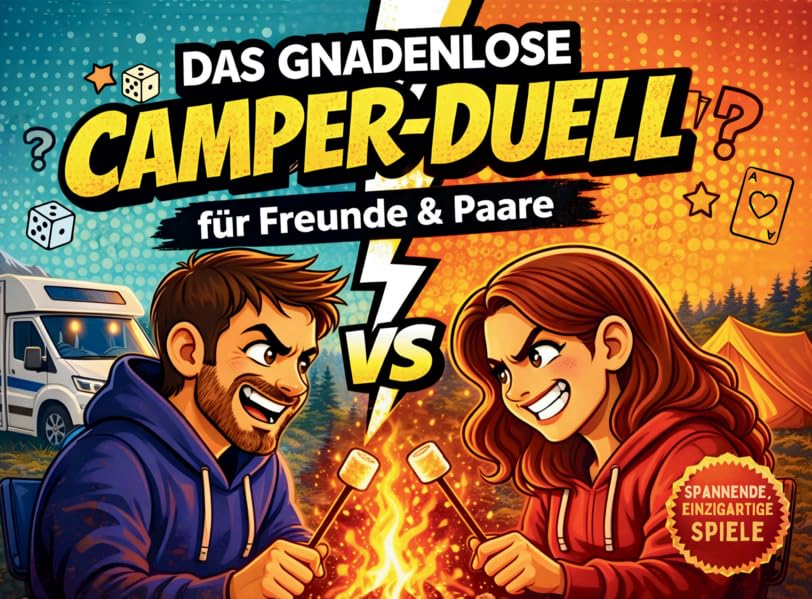 Das gnadenlose Camper-Duell für Freunde & Paare: 1 gegen 1 Challenges für Paare & Freunde | Perfekt