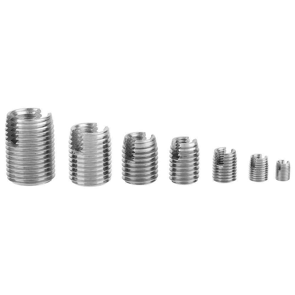 50pcs Gewindeeinsätze 302 Edelstahl Innengewinde Selbstschneidende Gewindeeinsatz Set Gewinde Verstä